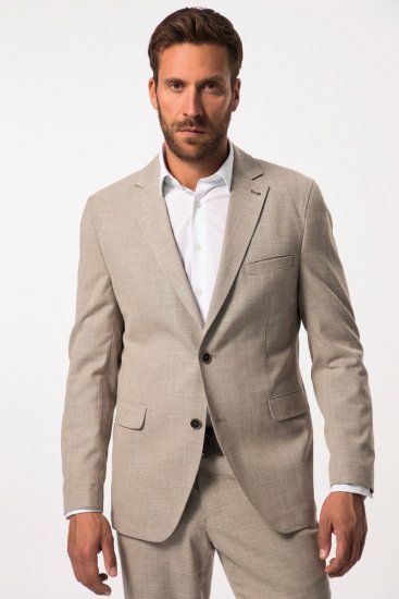 JP1880 Bamboo Flexnamic Blazer Sabbia - Abiti - Abiti da Uomo Taglie Forti