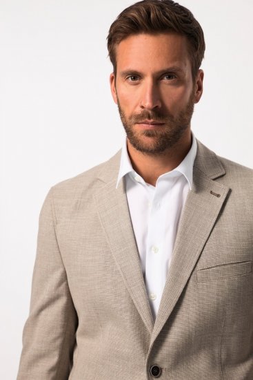 JP1880 Bamboo Flexnamic Blazer Sabbia - Abiti - Abiti da Uomo Taglie Forti