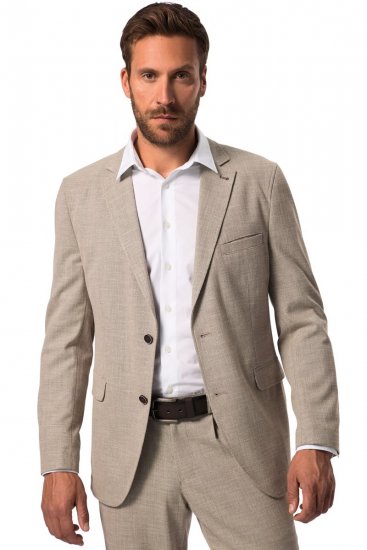 JP1880 Bamboo Flexnamic Blazer Sabbia - Abiti - Abiti da Uomo Taglie Forti
