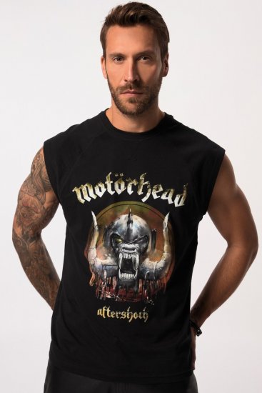JP1880 Ozzy Motörhead Graphic Band T-Shirt Black - Magliette - Magliette Uomo Taglie Forti