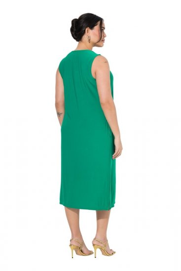 Ulla Popken 827908 Abito in jersey senza maniche Verde - Abiti in jersey - 