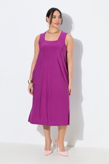 Ulla Popken 827908 Abito in jersey senza maniche Lilla - Abiti in jersey - 