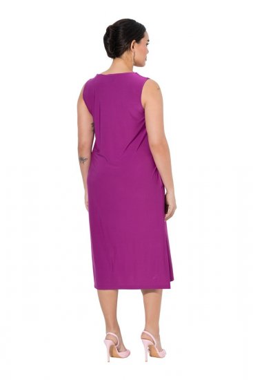 Ulla Popken 827908 Abito in jersey senza maniche Lilla - Abiti in jersey - 