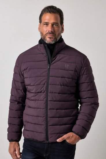 JP1880 828991 Giacca trapuntata con collo alto Prugna - Giubbotti - Giubbotti Uomo Taglie Forti
