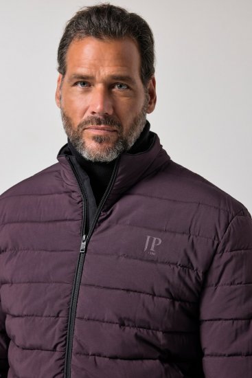 JP1880 828991 Giacca trapuntata con collo alto Prugna - Giubbotti - Giubbotti Uomo Taglie Forti