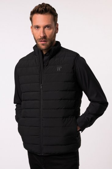 JP1880 Quilted Gilet Stand-Up Collar Black - Giubbotti - Giubbotti Uomo Taglie Forti