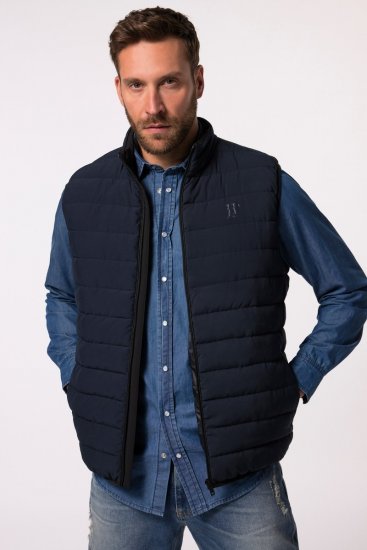 JP1880 Quilted Vest Techno Down Padding Navy - Giubbotti - Giubbotti Uomo Taglie Forti