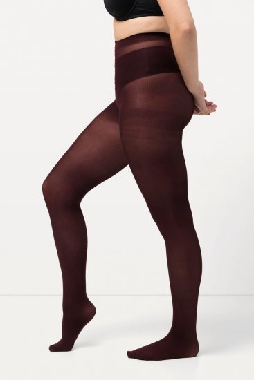 Ulla Popken 829359 Collant 40 den Bordeaux - Collant & calzini - 