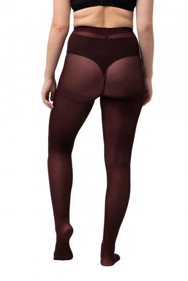 Ulla Popken 829359 Collant 40 den Bordeaux - Collant & calzini - 