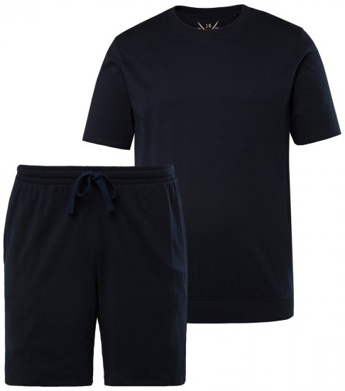 JP1880 829513 Pigiama modello corto bellyfit Blu scuro - Intimo & costumi da bagno - Intimo Taglie Forti Uomo