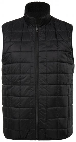 Jay-Pi 829716 Gilet reversibile con teddy Nero - Giubbotti - Giubbotti Uomo Taglie Forti