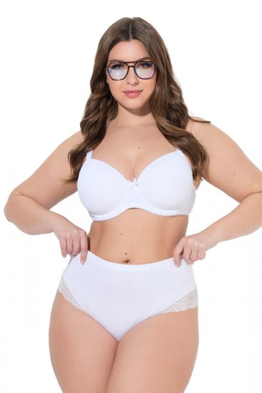 Ulla Popken 830094 Slip con pizzo confezione da 2 Bianco - Slip - 