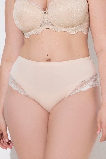 Ulla Popken 830094 Slip con pizzo confezione da 2 Beige - Slip - 