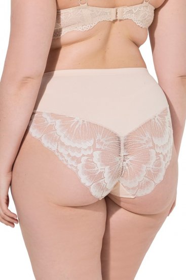 Ulla Popken 830094 Slip con pizzo confezione da 2 Beige - Slip - 