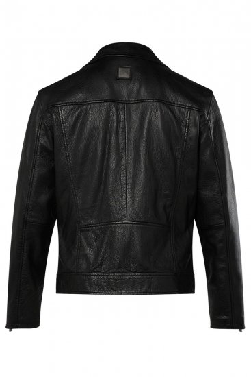 JP1880 830586 Giacca biker in nappa di agnello Nero - Giubbotti - Giubbotti Uomo Taglie Forti