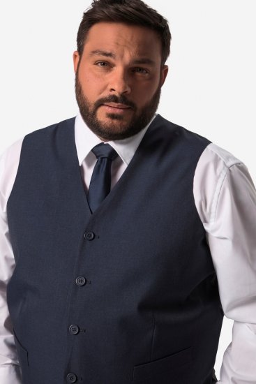 Men+ 665 Sevilla Gilet da abito Blu scuro - Abiti - Abiti da Uomo Taglie Forti