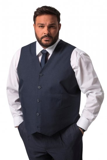 Men+ 665 Sevilla Gilet da abito Blu scuro - Abiti - Abiti da Uomo Taglie Forti