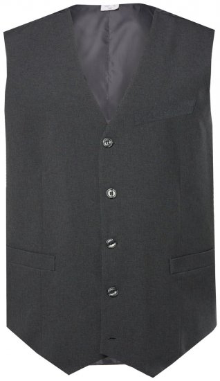 Men+ 668 Madrid Gilet da abito Antracite - Abiti - Abiti da Uomo Taglie Forti