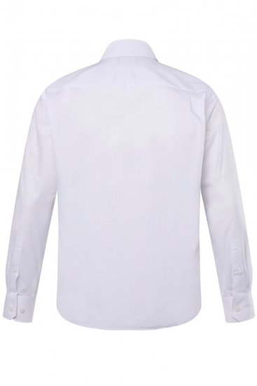 Men+ 753 Camicia business manica lunga con collo classico Bianco - Camicie - Camicie Taglie Forti Uomo