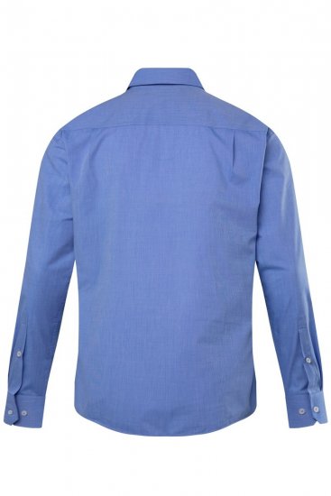 Men+ 753 Camicia business manica lunga con collo classico Azzurro - Camicie - Camicie Taglie Forti Uomo