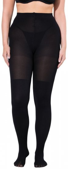 Ulla Popken 831196 Calze sopra il ginocchio 80 den Nero - Collant & calzini - 