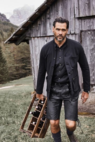 JP1880 Comfortable & Stretchy FLEXNAMIC® Light Jacket Black - Giubbotti - Giubbotti Uomo Taglie Forti