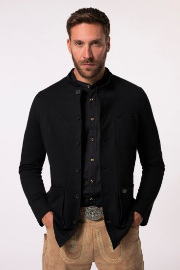 JP1880 Comfortable & Stretchy FLEXNAMIC® Light Jacket Black - Giubbotti - Giubbotti Uomo Taglie Forti