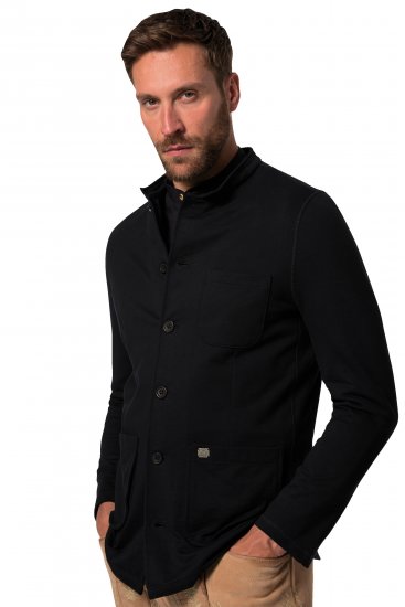 JP1880 Comfortable & Stretchy FLEXNAMIC® Light Jacket Black - Giubbotti - Giubbotti Uomo Taglie Forti