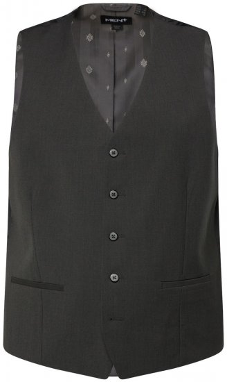 Men+ 472 Barcelona Gilet da abito Antracite - Abiti - Abiti da Uomo Taglie Forti