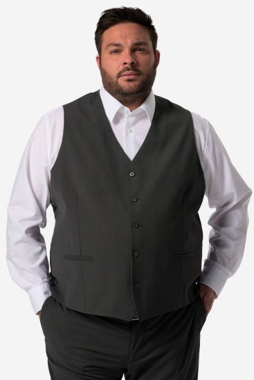 Men+ 472 Barcelona Gilet da abito Antracite - Abiti - Abiti da Uomo Taglie Forti