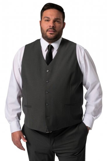 Men+ 472 Barcelona Gilet da abito Antracite - Abiti - Abiti da Uomo Taglie Forti