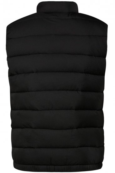 Men+ 578 Gilet trapuntato con collo alto Nero - Giubbotti - Giubbotti Uomo Taglie Forti