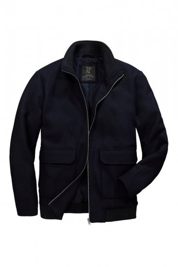 JP1880 831627 Giacca bomber in misto lana Blu scuro - Giubbotti - Giubbotti Uomo Taglie Forti