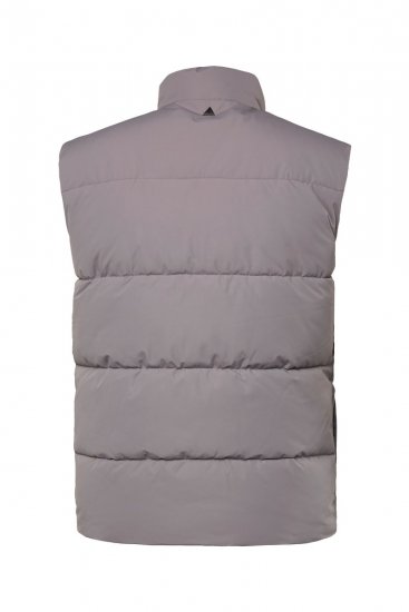 JP1880 831639 Gilet trapuntato in poliestere riciclato Grigio scuro - Giubbotti - Giubbotti Uomo Taglie Forti