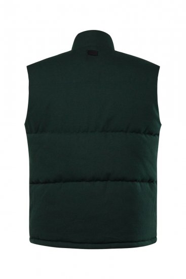 STHUGE 831896 Gilet flanella imbottito Verde scuro - Giubbotti - Giubbotti Uomo Taglie Forti