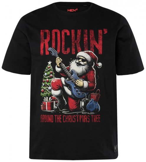 Men+ 180 T-shirt Rockin' Nero - Magliette - Magliette Uomo Taglie Forti