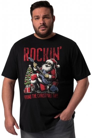 Men+ 180 T-shirt Rockin' Nero - Magliette - Magliette Uomo Taglie Forti