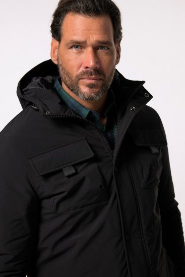 JP1880 Field Jacket Wind-repellent Black - Giubbotti - Giubbotti Uomo Taglie Forti