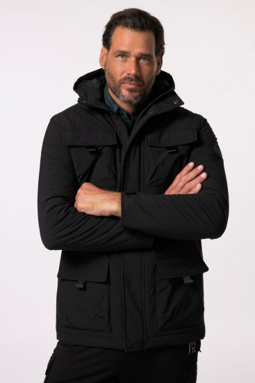 JP1880 832202 Giacca da campo con cappuccio Nero TALL - TALL giubbotti - Giacche TALL per uomo alto