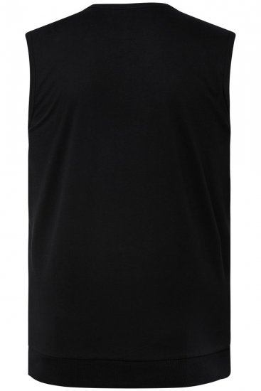 Men+ 248 T-shirt smanicata bellyfit Nero - Magliette - Magliette Uomo Taglie Forti
