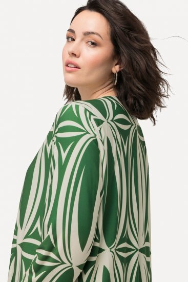 Ulla Popken 832884 Giacca Verde - Giacche - Giacche taglie forti da donna