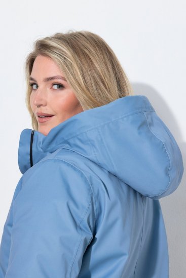 Ulla Popken 833341 Giacca tecnica Blu grigio - Giacche - Giacche taglie forti da donna