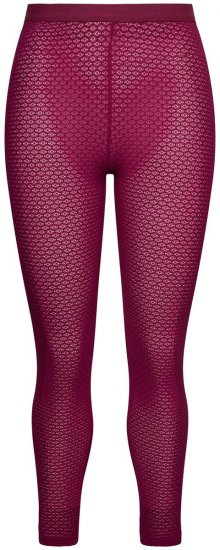 Ulla Popken 833718 Collant senza piede con pizzo Rosso bacca - Collant & calzini - 