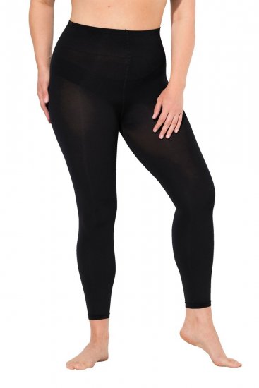 Ulla Popken 833806 Collant senza piede 200 den Nero - Collant & calzini - 