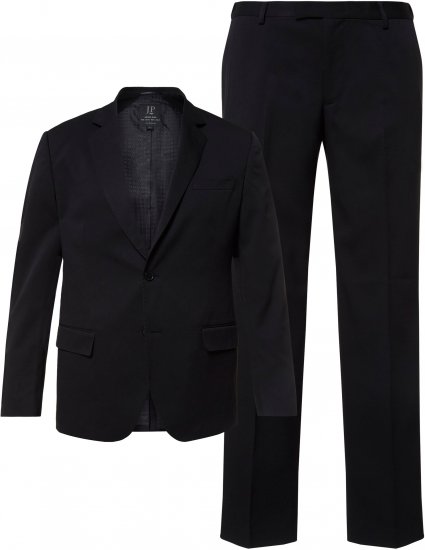 JP1880 Flexnamic Business Suit Konan Black - Abiti - Abiti da Uomo Taglie Forti