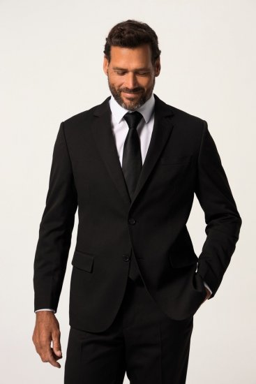 JP1880 Flexnamic Business Suit Konan Black - Abiti - Abiti da Uomo Taglie Forti
