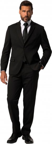 JP1880 Flexnamic Business Suit Konan Black - Abiti - Abiti da Uomo Taglie Forti