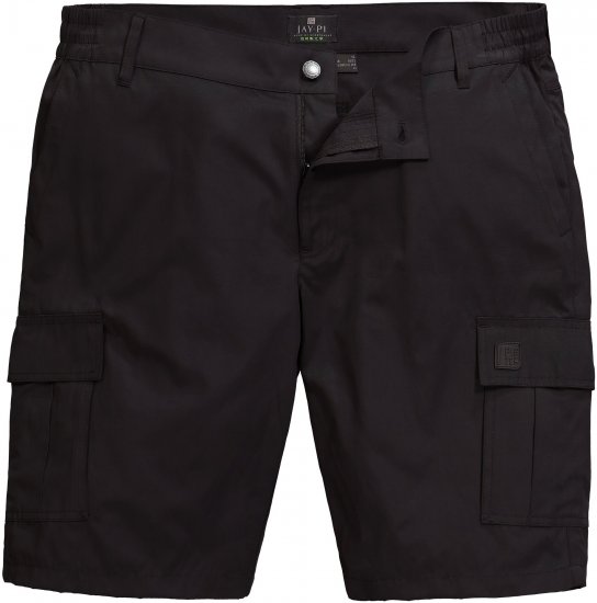 JP1880 Jay-Pi Bermuda QuickDry Cargo Shorts Black - Abbigliamento sportivo & Outdoor - Abbigliamento Sportivo Uomo Taglie Forti
