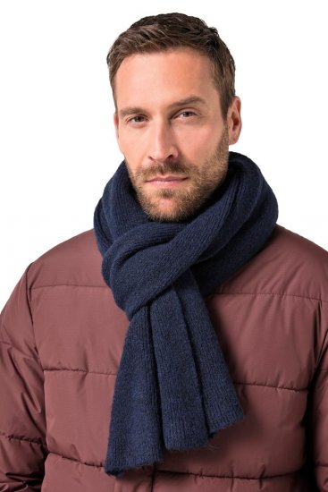 JP1880 834031 Sciarpa in maglia Blu scuro - Sciarpe - 