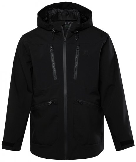 Jay-Pi 834145 Impermeabile giacca funzionale Nero - Abbigliamento sportivo & Outdoor - Abbigliamento Sportivo Uomo Taglie Forti